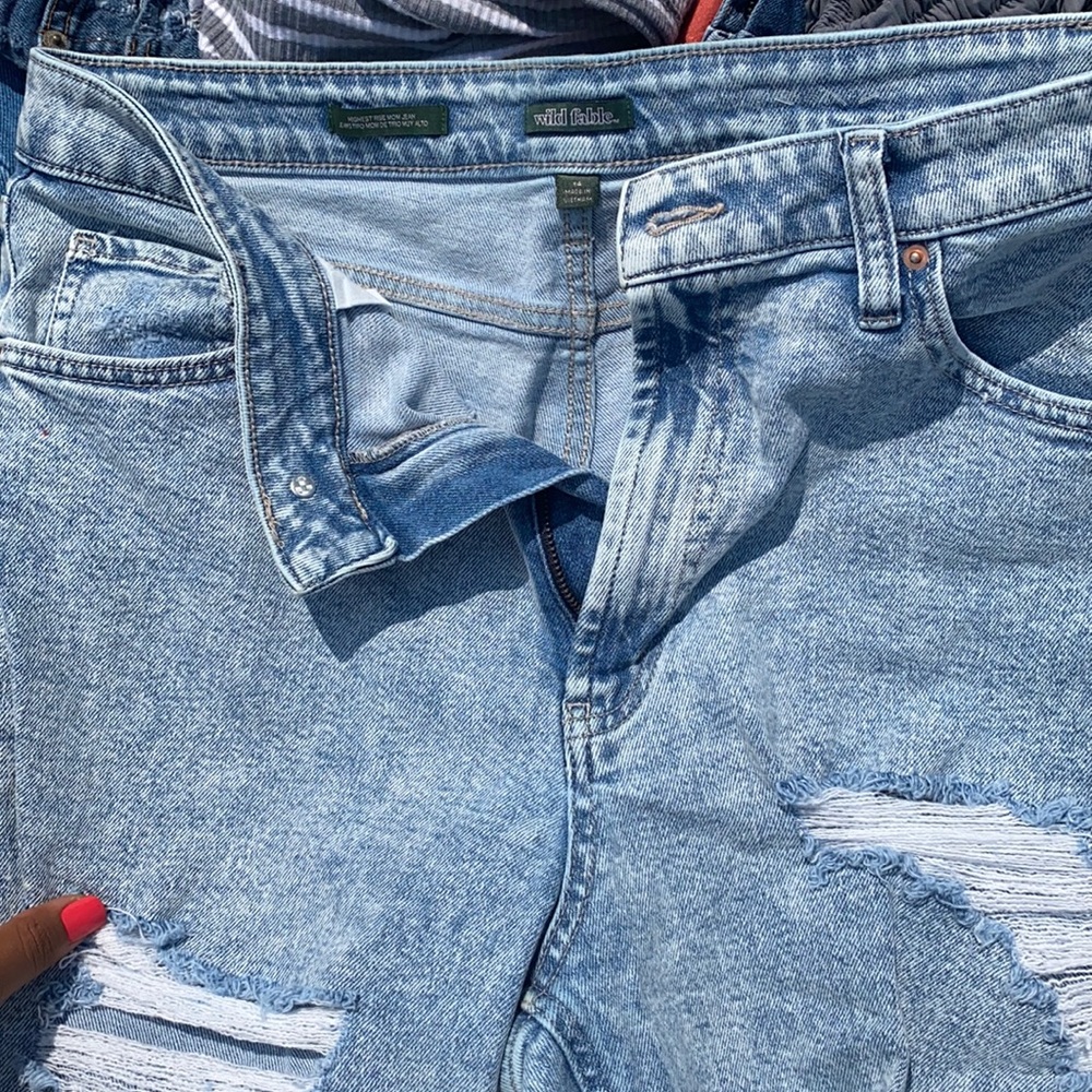 Target ripped boyfriend jeans!